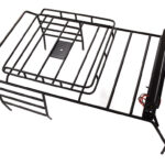 Realistic Steel Outer Roll Cage 320x160x140mm w/ LED Light Bar for JW10-S Body