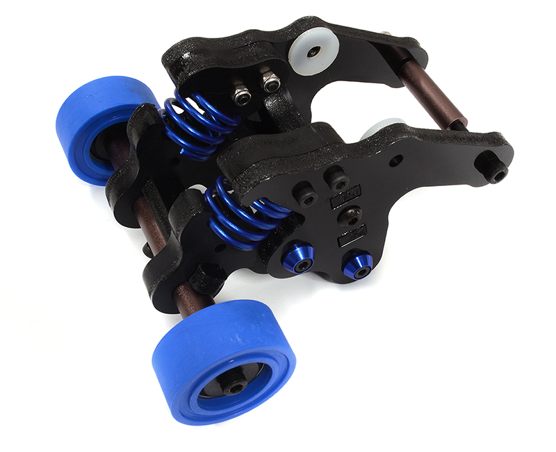 C30086BLUE Wheelie Bar Set for Traxxas 1/10 E-Revo 2.0 - Image 1