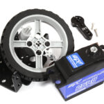 High Torque 25kg Continuous Rotation Servo with Drive Wheel in Metal Gear