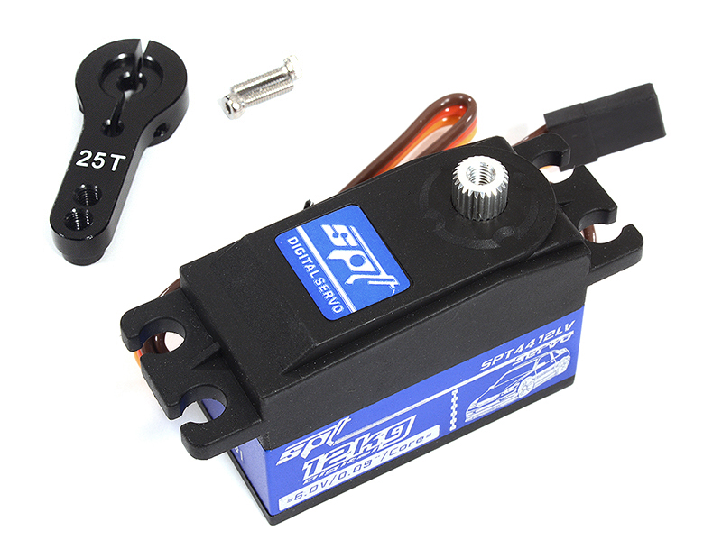 C30094 SPT4412LV 12kg MG 40x20x28mm Low Profile Servo w/ Horn - Image 1