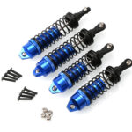 Blue Alloy Machined Shock Set for Traxxas 1/10 Slash 2WD - 4 Pack 3760A 3762A