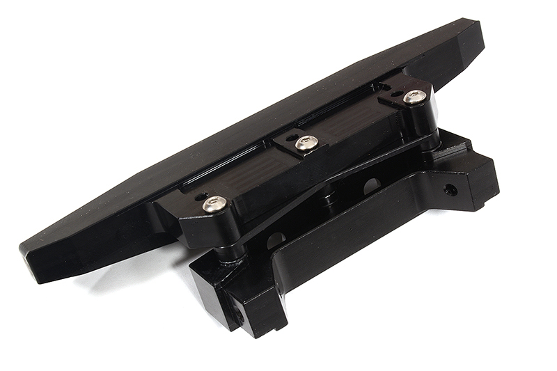C30106BLACK Billet Machined Black Front Bumper & Mount for Tamiya Scale Off-Road CC02 - Image 1
