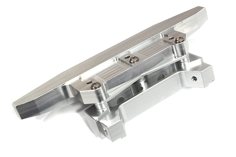 C30106SILVER Billet Machined Front Bumper & Mount for Tamiya Scale Off-Road CC02 - Image 1