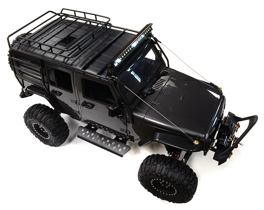 C30107GUN Realistic 1/10 Scale Custom Crawler RC Truck with Cage, 2.4GHz RTR - Image 1