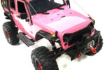 Realistic 1/10 Custom Scale Crawler JW10-S+Cage 2.4GHz Radio Control RTR - Pink - Image 2