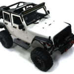 Realistic 1/10 Scale White Off-Road RC Crawler Truck 2.4GHz RTR Model
