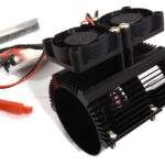 Motor Heatsink+Twin Cooling Fan for Traxxas Summit & E-Revo (Motor: 41-43mm OD)