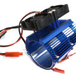 Motor Heatsink+Twin Cooling Fan for Traxxas Summit & E-Revo (Motor: 41-43mm OD)