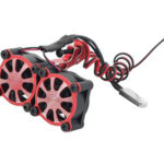 Alloy Mount + Thermo Controlled Twin Cooling Fan for Motor 36mm O.D.