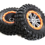 2.2 Size Dual 6 Spoke Beadlock Wheel & Tire Set (2) for 1/10 Off-Road O.D. 115mm