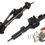 F & Reverse Rotation R Axle Assemblies for 1/10 Scale Crawler with Transfer Case