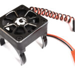 Alloy Motor Mount + 40x40mm Cooling Fan for 1/10 Scale (Motor: 36mm O.D.)