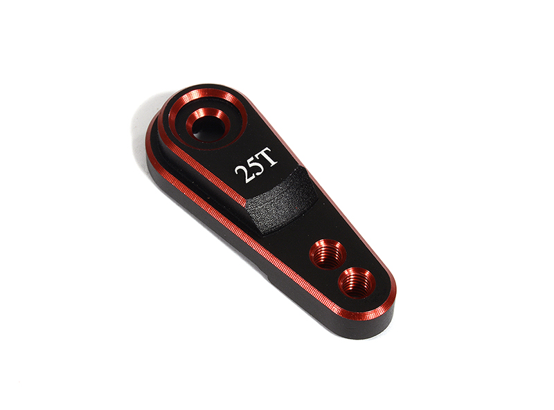 C30160RED Alloy Machined Steering Servo Horn 25T for Traxxas TRX-4 (r=18, 22mm) - Image 1