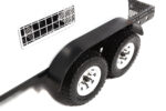 Realistic 1/10 Size Enclosed Trailer 505x245x160mm for Scale Crawler Truck - Image 2