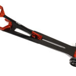 Machined Alloy & Composite Wheelie Bar for Associated DR10 Drag Race Car RTR