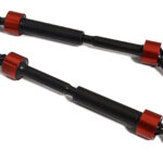 Special Red Extended Drive Shafts for C28577 Wide-Track Traxxas 1/10 Stampede 2W