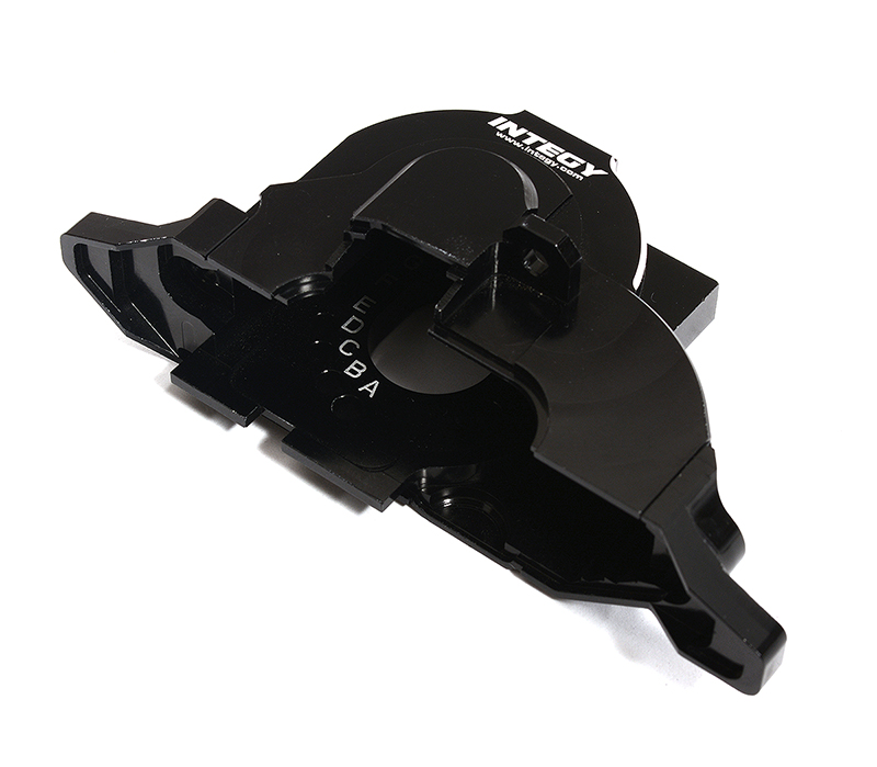 C30179BLACK Billet Machined T2 Motor Mount for Traxxas TRX-4 Scale & Trail Crawler - Black - Image 1