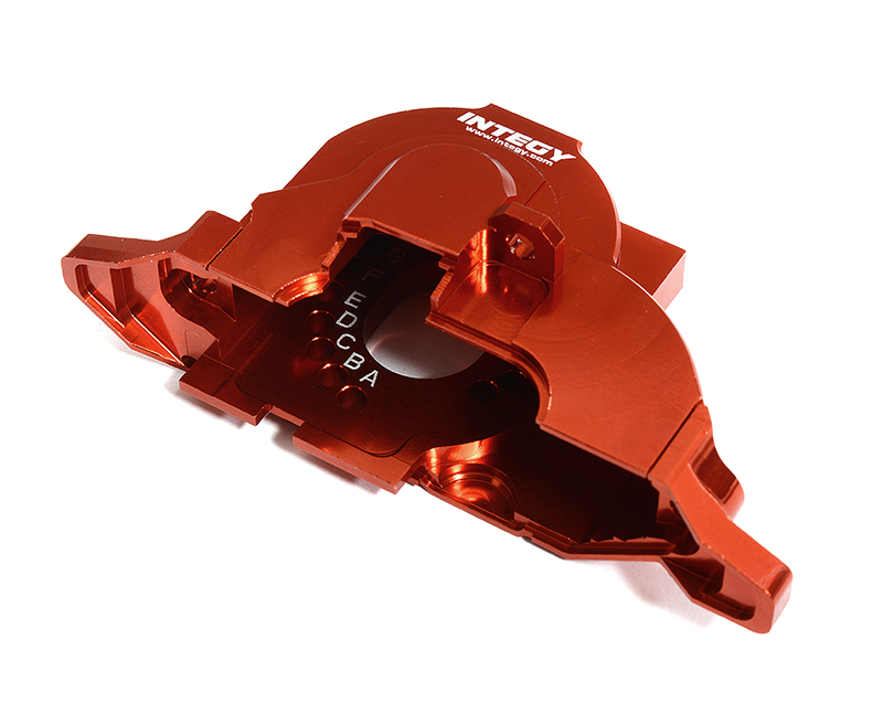 C30179RED Billet Machined T2 Motor Mount for Traxxas TRX-4 Scale & Trail Crawler - Image 1