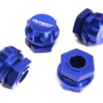 Billet Machined Blue Wheel Adapters for Arrma 1/7 Limitless All-Road AR310447
