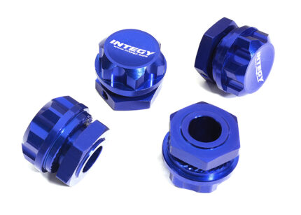 Billet Machined Blue Wheel Adapters for Arrma 1/7 Limitless All-Road AR310447