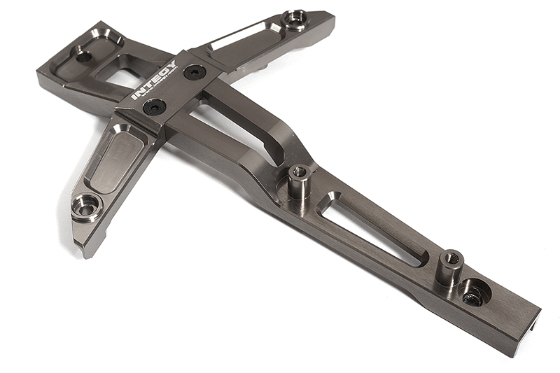 C30182GREY Billet Machined Front Chassis Brace for Traxxas 1/10 Maxx 4S Truck 8921 - Image 1