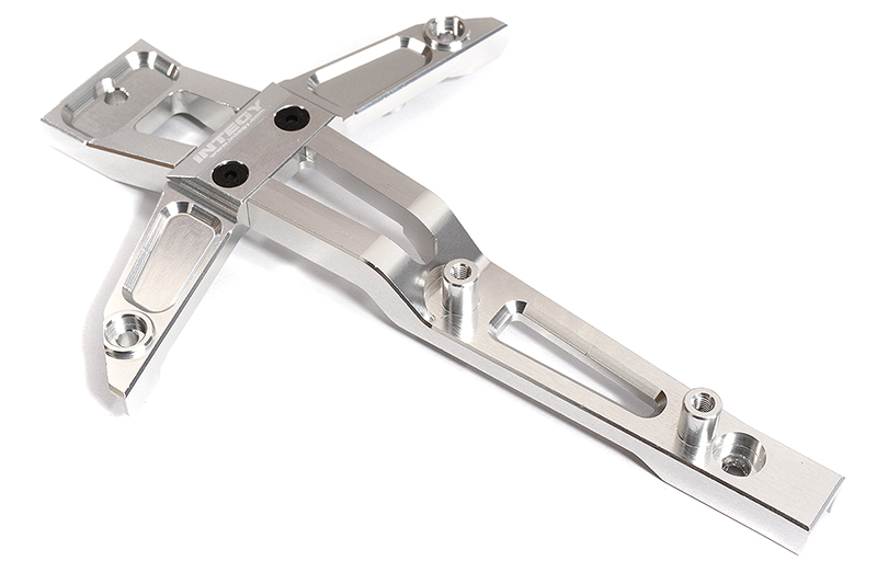 C30182SILVER Billet Machined Front Chassis Brace for Traxxas 1/10 Maxx 4S Truck 8921 - Image 1