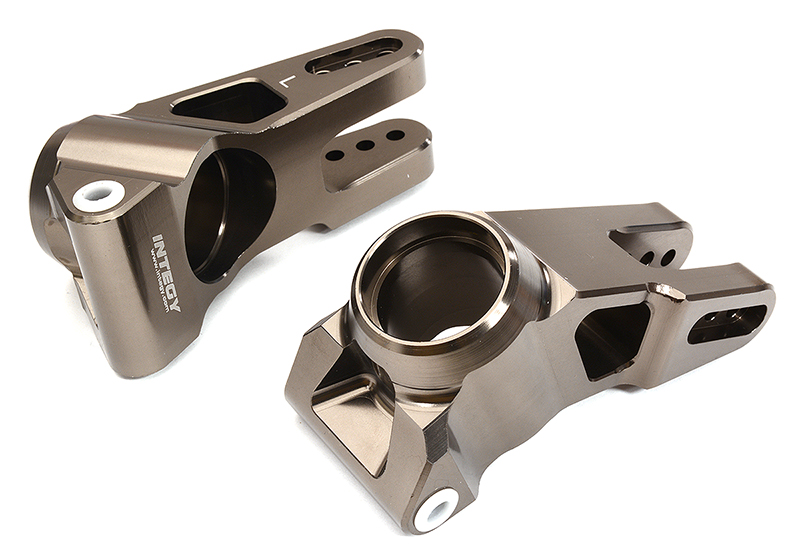 C30185GREY Billet Machined Rear Hub Carriers for Arrma 1/5 Kraton 4X4 8S BLX ARA330565 - Image 1