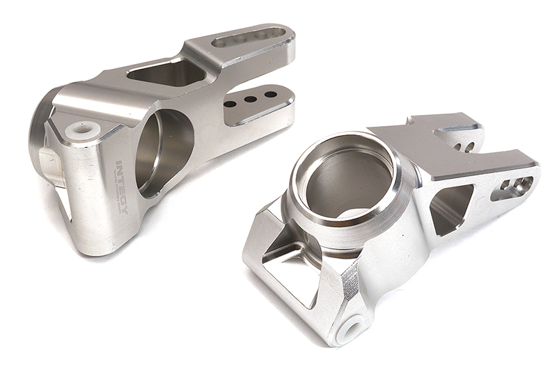 C30185SILVER Billet Machined Rear Hub Carriers for Arrma 1/5 Kraton 4X4 8S BLX ARA330565 - Image 1