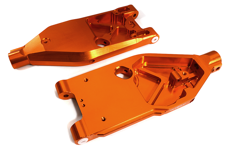 C30187ORANGE Billet Machined Front Lower Arms for Arrma 1/5 Kraton 4X4 8S BLX ARA330589 - Image 1