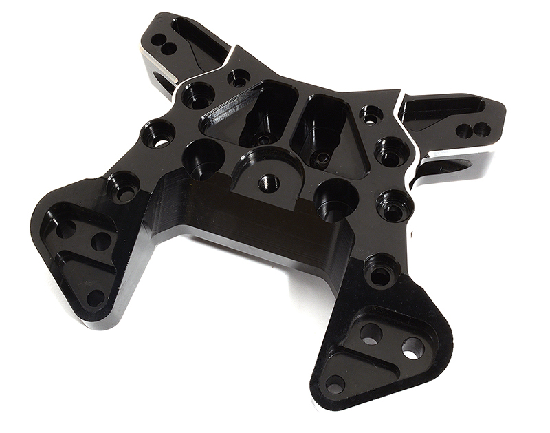 C30190BLACK Billet Machined Front Shock Tower for Arrma 1/5 Kraton 4X4 8S BLX ARA320475 - Image 1