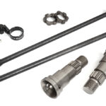 Universal Drive Shafts w/ +6mm Ext. Stub Axles (2) for TRX 8S X-Maxx 4X4 7750X