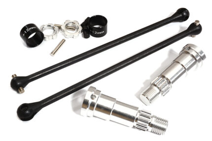 Universal Drive Shafts w/ +12mm Ext. Stub Axles (2) for TRX 8S X-Maxx 4X4 7750X