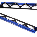 Silver Machined Side Protection Nerf Bars for Traxxas 1/10 Maxx 4S RC Truck 8923