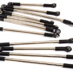 Black Billet Machined Linkage (11) Set for Element RC 1/10 Scale Enduro Sendero