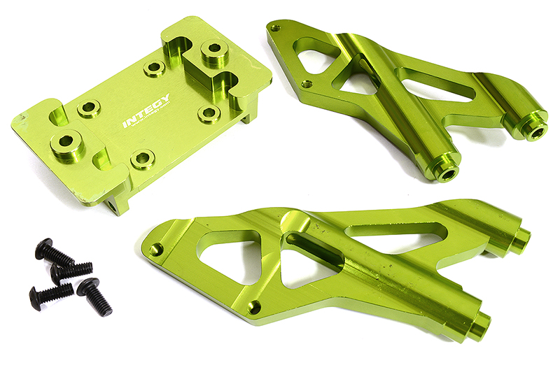 C30197GREEN Machined Wing Mount for Arrma 1/5 Kraton 4X4 8S BLX Speed Monster AFA320492 - Image 1