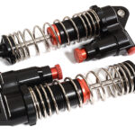 Alloy 90mm Piggyback Shock(2) w/ Rebound Adjust for SCX-10, SCX10 II & SCX10 III
