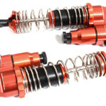 Alloy 90mm Piggyback Shock(2) w/ Rebound Adjust for SCX-10, SCX10 II & SCX10 III