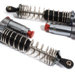 Alloy 100mm Type Piggyback Shock (2) w/ Rebound Adjust for 1/10 Scale Crawler