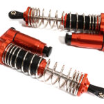 Alloy 100mm Type Piggyback Shock (2) w/ Rebound Adjust for 1/10 Scale Crawler