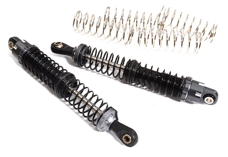C30202GUN Realistic Billet Machined Shock Set (2) for Axial SCX10 III Crawler (L=95mm) - Image 1