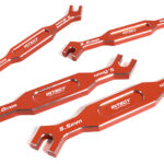 Red Complete Turnbuckle Wrench Set (8 Sizes) 3, 3.2, 3.5, 3.7, 4, 5, 5.5 & 6mm