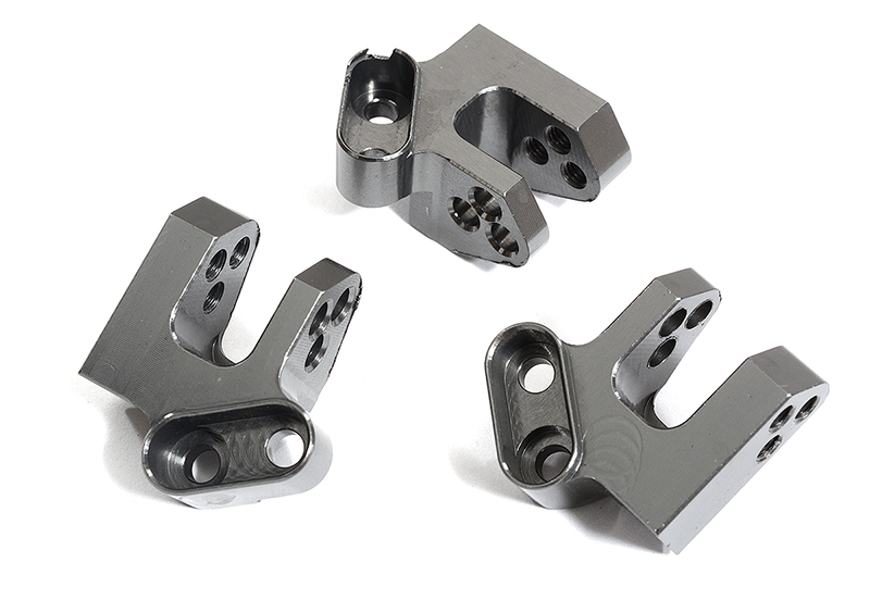 C30206GUN Alloy Suspension Linkage Mounts (3) for Axial 1/10 SCX10 III - Image 1