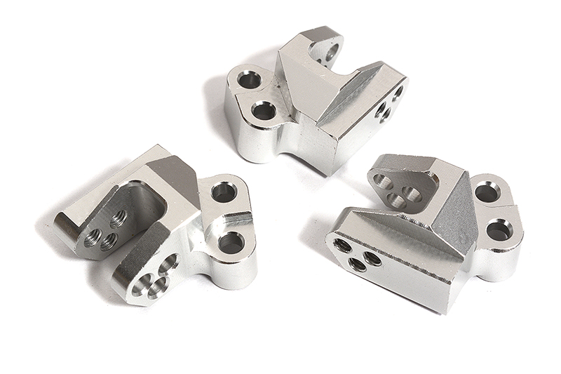 C30206SILVER Alloy Suspension Linkage Mounts (3) for Axial 1/10 SCX10 III - Image 1
