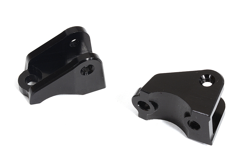 C30211BLACK Machined Axle Lower Suspension Linkage Mounts for Tamiya Scale Off-Road CC02 - Image 1