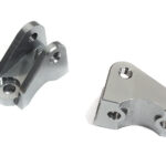 Machined Gun Axle Lower Suspension Linkage Mounts for Tamiya Scale Off-Road CC02