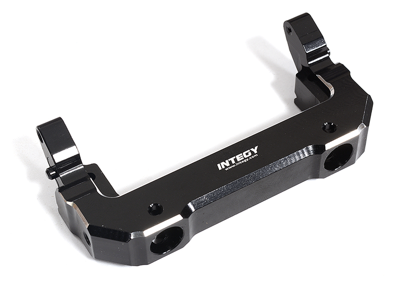 C30212BLACK Billet Machined Black Front Bumper Mount for Axial 1/10 SCX10 III - Image 1