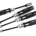 Metric Size Hex Nut Driver Set 4pcs (4, 5.5, 7 & 8mm)