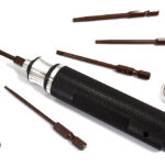 QuickPit Metric Size Allen Hex Wrench (6) Set (1.5, 2, 2.5 & 3mm+Phillips+Flat)