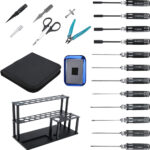 Complete 18pcs RC Tool Set w/ Carrying Bag & Tool Stand