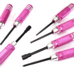 7pcs Essential RC Tool Set, Allen Hex, Screw & Nut Drivers